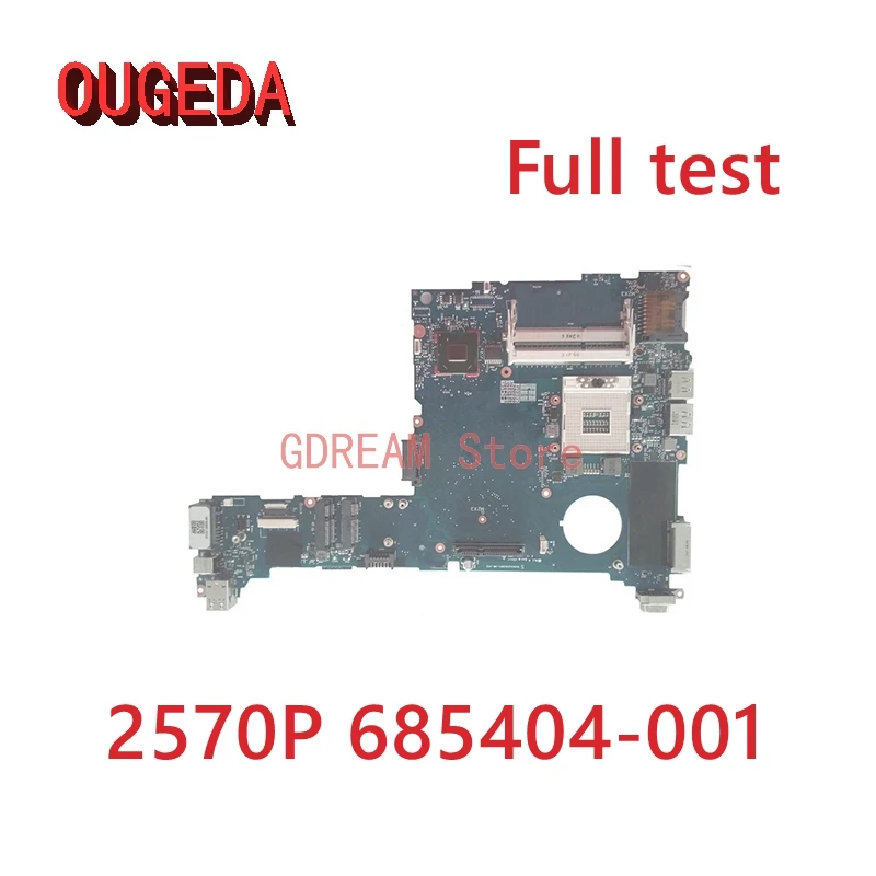 Материнская плата OUGEDA 685404-001 685404-501 6050A2483801-MA-A02 для ноутбука HP Elitebook 2570P, материнская плата HM76 DDR3, полный тест