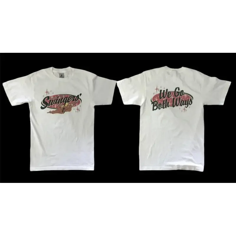 Camiseta Vtg Swingers Club De Playa 'WE GO BOTH WAYS' con diseño de México, talla pequeña