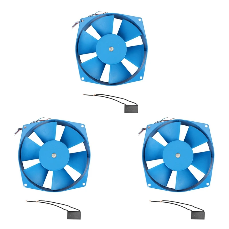 

3X 200FZY2-D Single Flange AC220V 65W Fan Axial Flow Fan Fan Electric Box Cooling Fan Wind Direction Adjustable