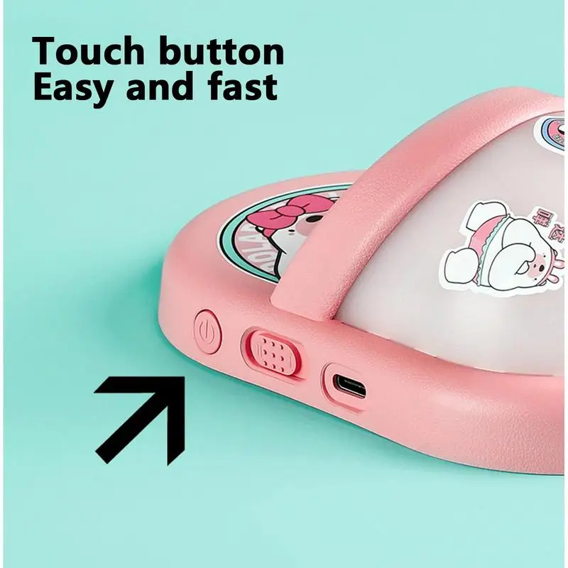 ضوء الليل للأطفال أباجورة قابلة للشحن لا وهج 3 سطوع النعال شكل النعال ضوء الليل لشقة المنزل