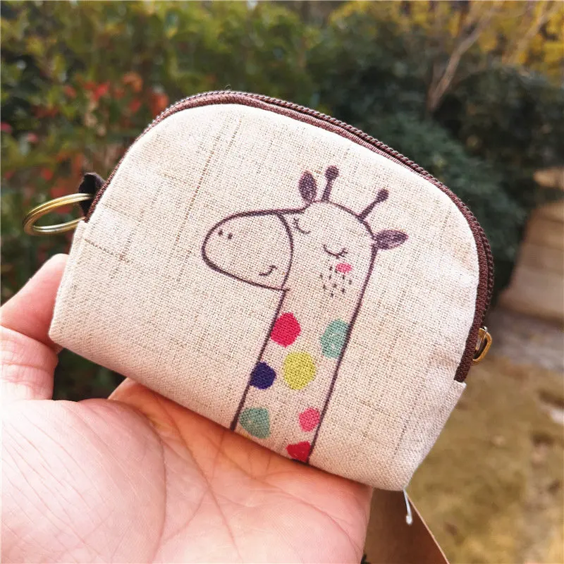 

Korean Printed Coin Purses Mini Coin Wallet Bag Card Holder ID Credit Holder Pocket Women Girls Kids Coin Purses Cosmetic Bag