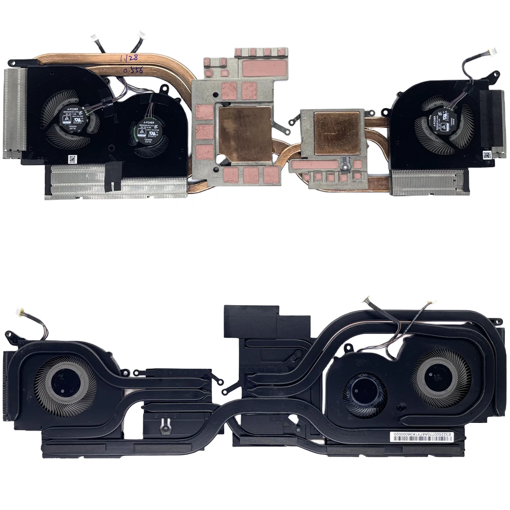 Ventilador com Dissipador para Msi Gs66 Stealth Cooling Fans E322500600a87y1k10001048