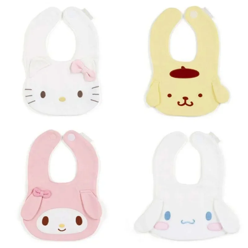 New Sanrio Cinnamoroll Hello Kitty My melody cartoon animation creative cute new children\'s eating clothes anti-dirty bib gift