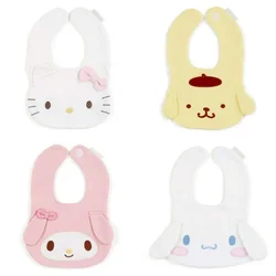 New Sanrio Cinnamoroll Hello Kitty My melody cartoon animation creative cute new children's eating clothes anti-dirty bib gift