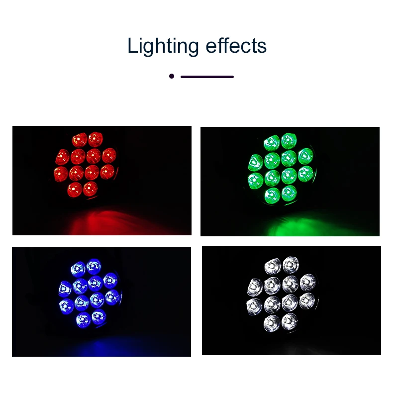 Imagem -06 - Dmx 12x18w Rgbwa Mais uv em Led Bateria de Controle Remoto sem Fio Par Light Mobile App Controlado Luz de Palco à Prova Dágua