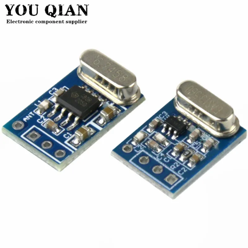 1Set 2Pcs 433MHZ Wireless Transmitter Receiver Board Module SYN115 SYN480R ASK/OOK Chip PCB for arduino