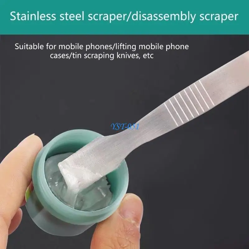 E15A 5Pcs Professional Steel Prying Tool Ergonomic Grip For Solder Pastes Application