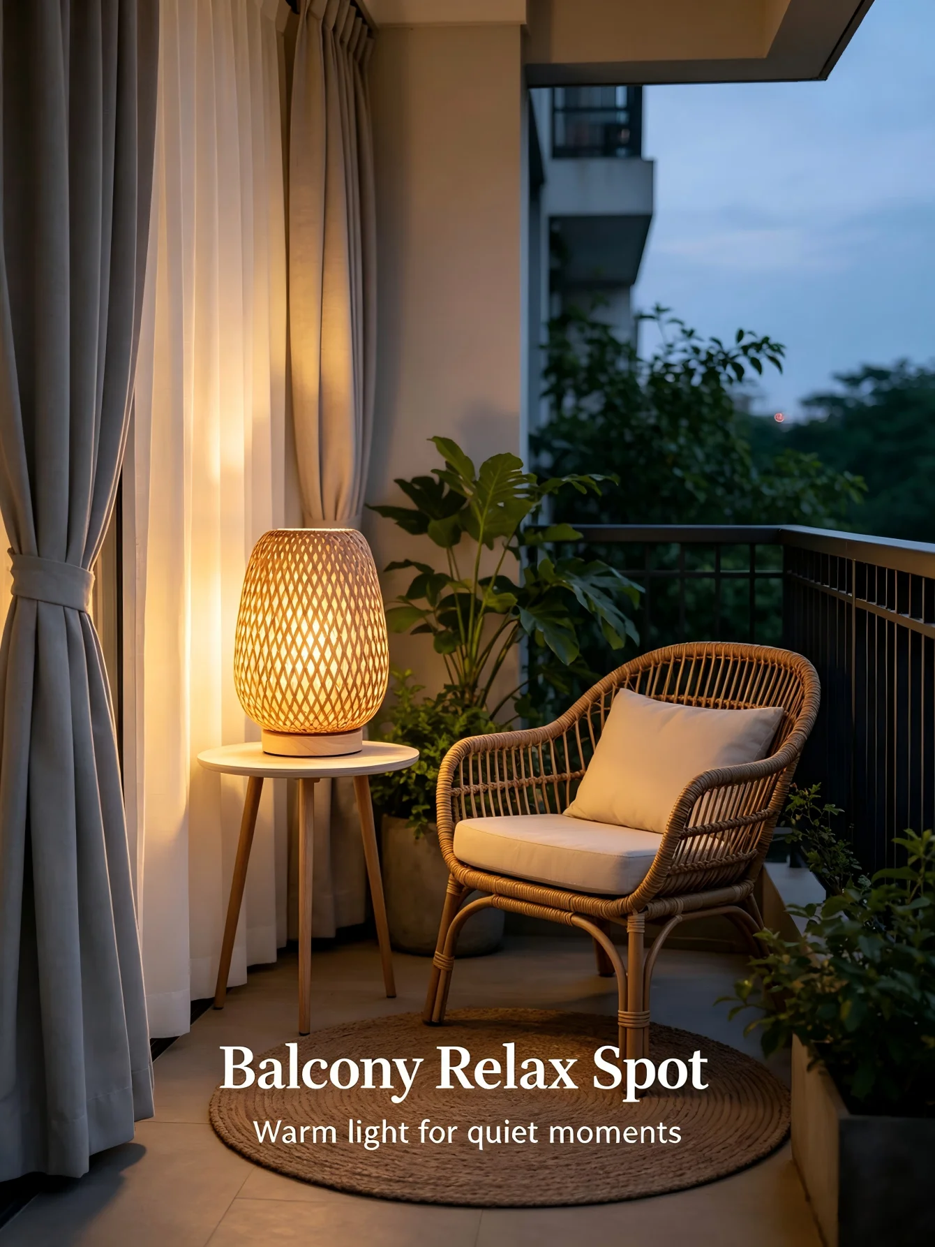 Natural Handwoven Rattan Desk Lamp Hollow Shade Wooden Base USB Warm Ambient Lamp Bedside Living Room Ornament