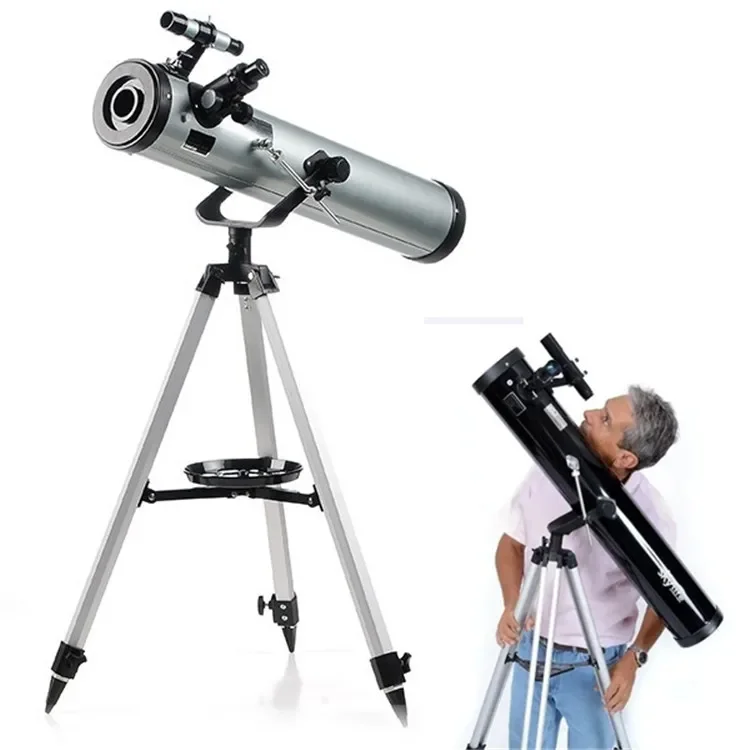 High quality beginner best choice refracting astronomical telescope with compass and equatorial