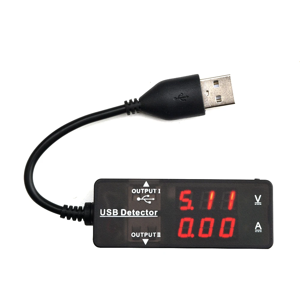 Dual Digital USB Current Voltage LED Display Power Battery Capacity Tester Mobile Phone/Mobile Power Supply/Tablet USB Tester