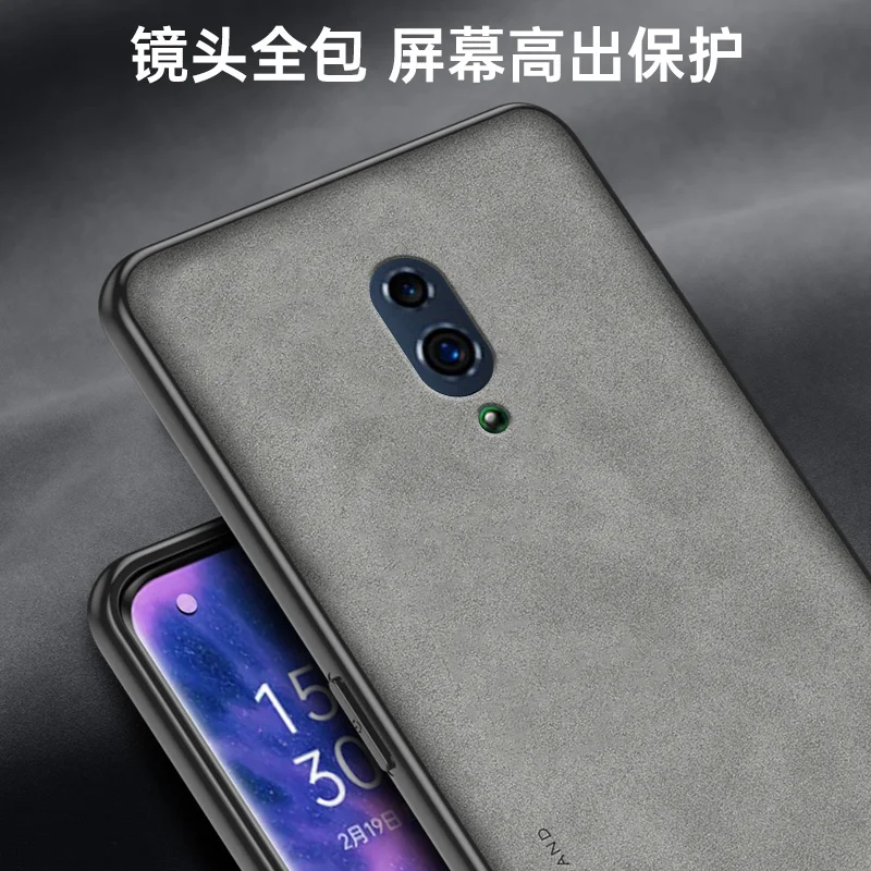 Oppo-耐衝撃性の革製携帯電話ケース,耐衝撃性の合成皮革の携帯電話ケース,マット,シリコンバンパー,Oppo reno 4g,cph1920