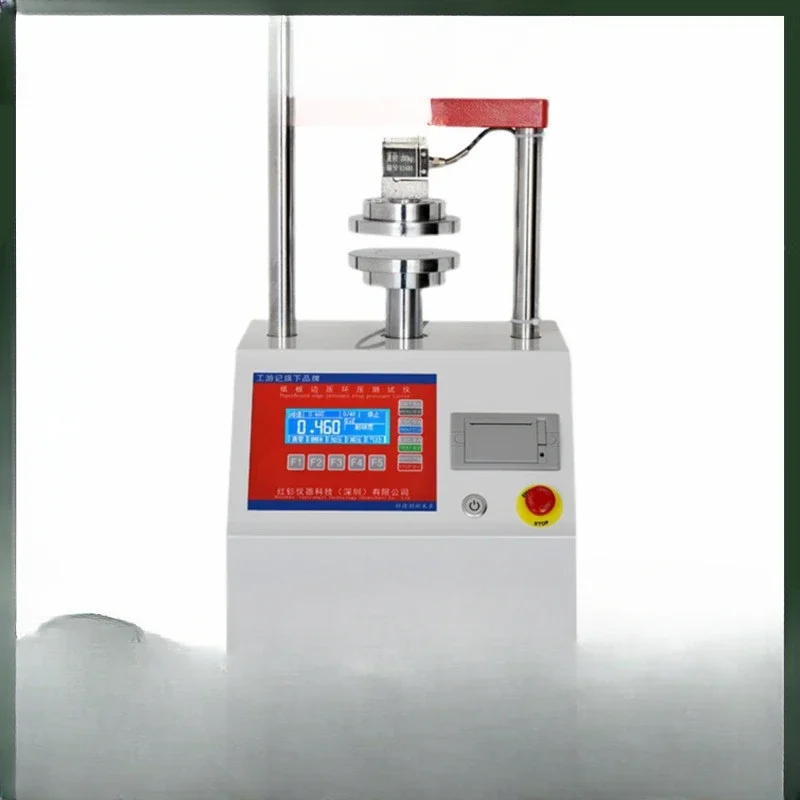 Intelligent edge-pressing and ring-pressing tester