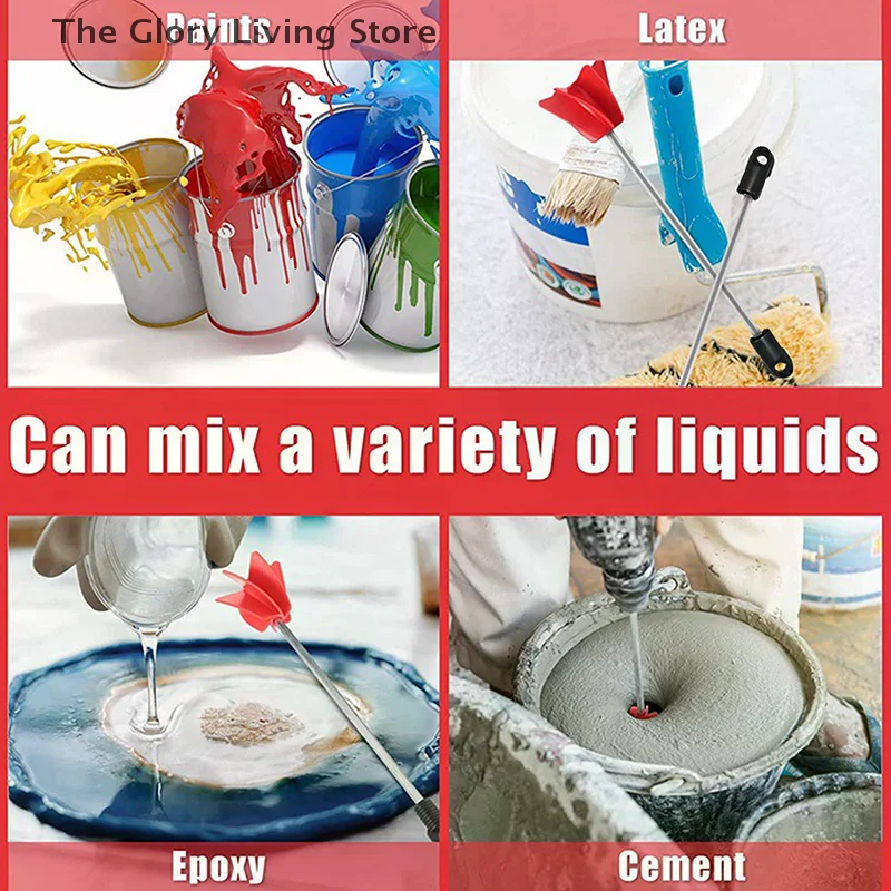 

1 шт., инструмент для затирки грязи, шестигранный вал, смеситель для штукатурки, краски, стержень для смешивания, электрическая дрель, строительная мешалка