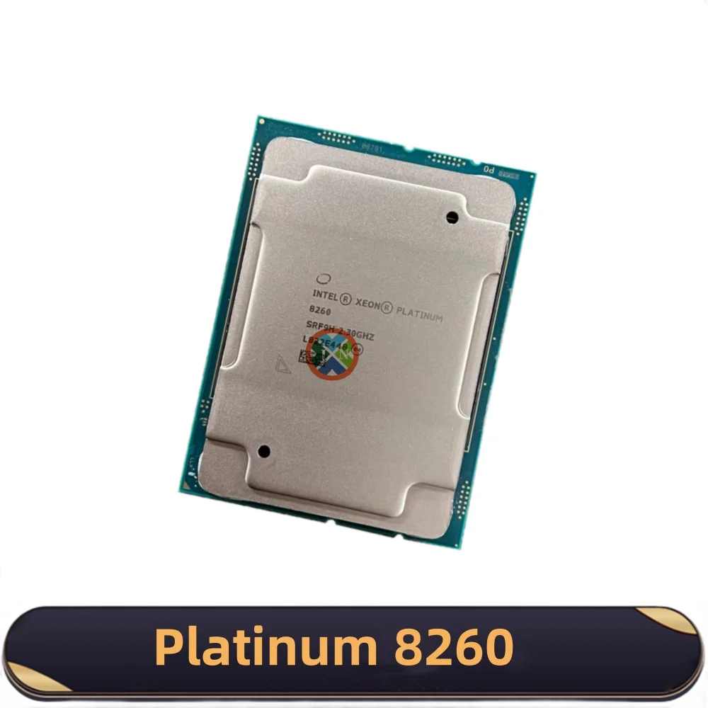 

Intel Xeon Platinum8260 SRF9H CPU 2.4GHz 24C/48T 35.75MB Cache 165W TDP LGA3647 Platinum 8260