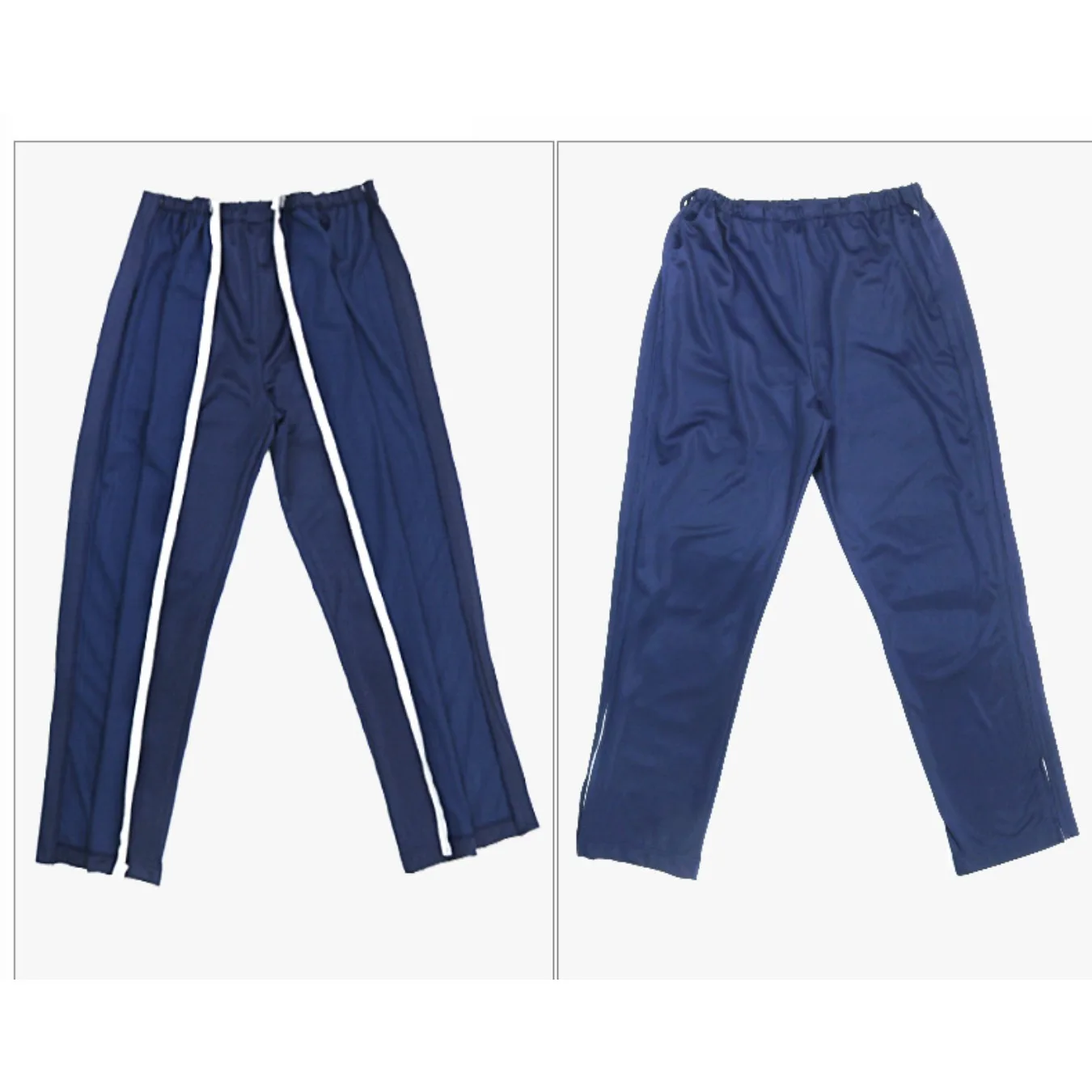 Letto per paralizia postoperatoria per fratture Pantaloni comodi Pantaloni facili da indossare e togliere con cerniera su entrambi i lati Anziani