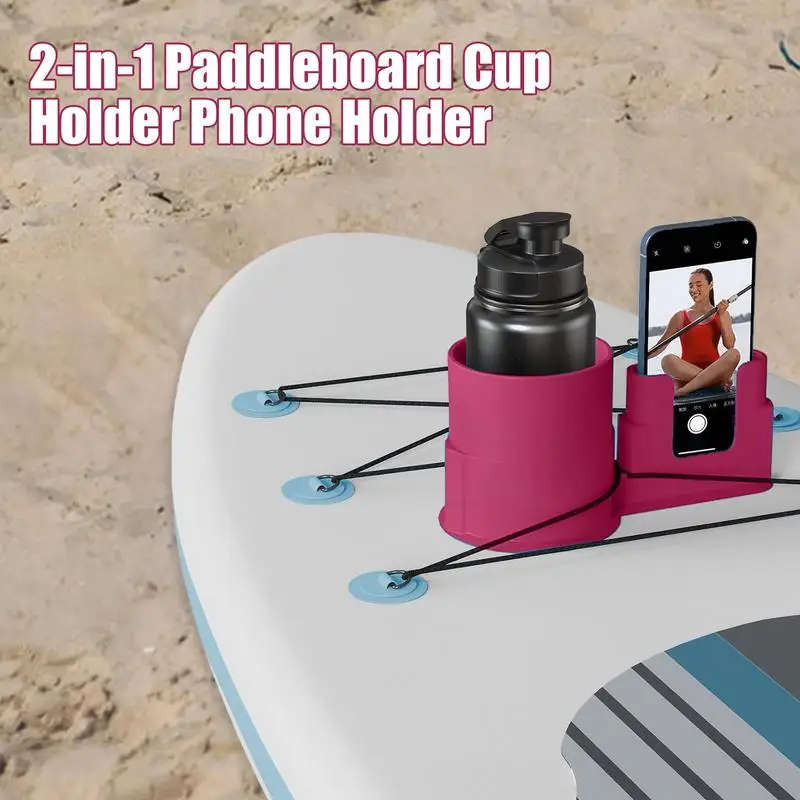 Paddle Board Cup Holder Multi-Functional Kayak Drink Holder Paddle Board Accessories Kayak Cup Holders Stand Up Paddle Board