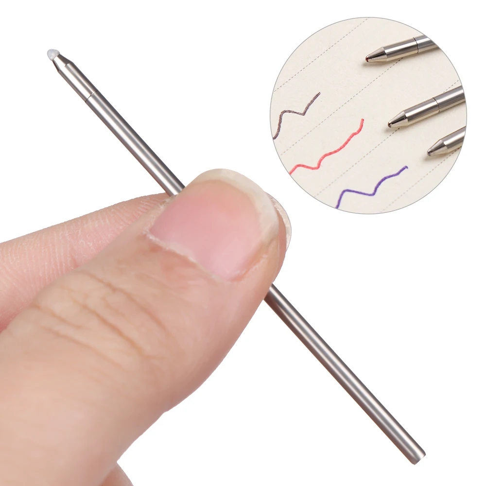 

5 шт./лот, различные типы хрустальной алмазной головки, стержень для шариковой ручки, 68 мм, нейтральный стержень, гравитационная ручка, многофункциональный стержень