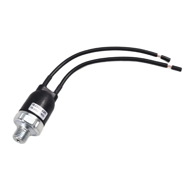 Interruptor de pressão do compressor de ar com fios 12AWG 12V 20A 1/4 NPT,