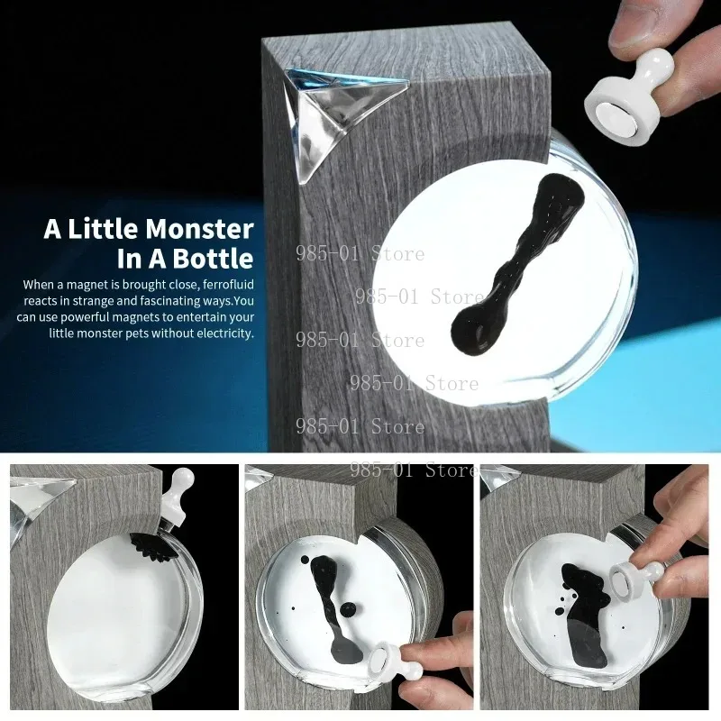 Ferrofluid Speaker Dancing Music Rhythm Magnet Liquid Ferrofluid Display Lamp Deskto Speaker Music Partner Gifts