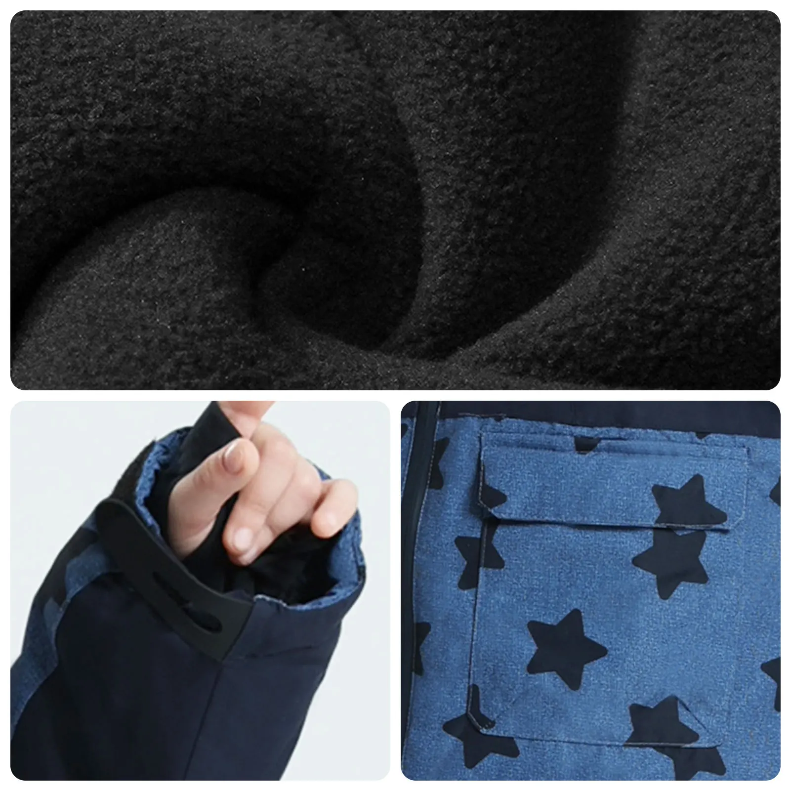 Traje de esquí infantil impermeable cálido conjunto nieve - imagen 2