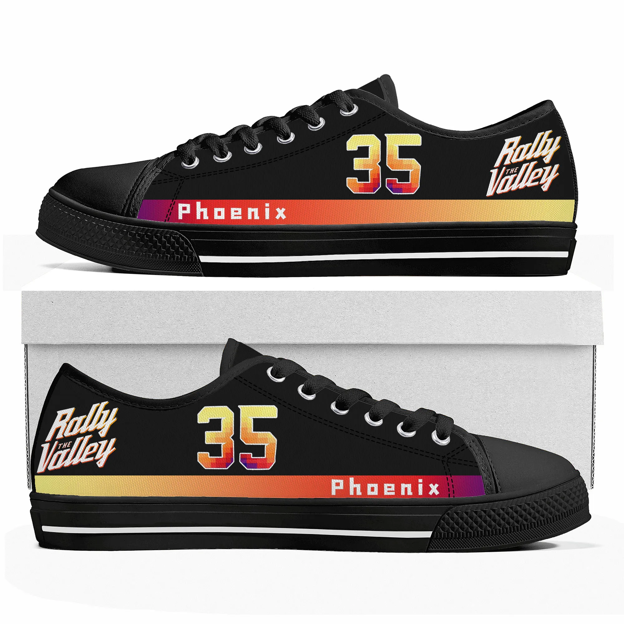 Phoenix Number 35 3 1 Rally the Valley Low Top Sneakers Mens Womens Teenager High Quality Canvas Sneaker Casual Custom Made Shoe