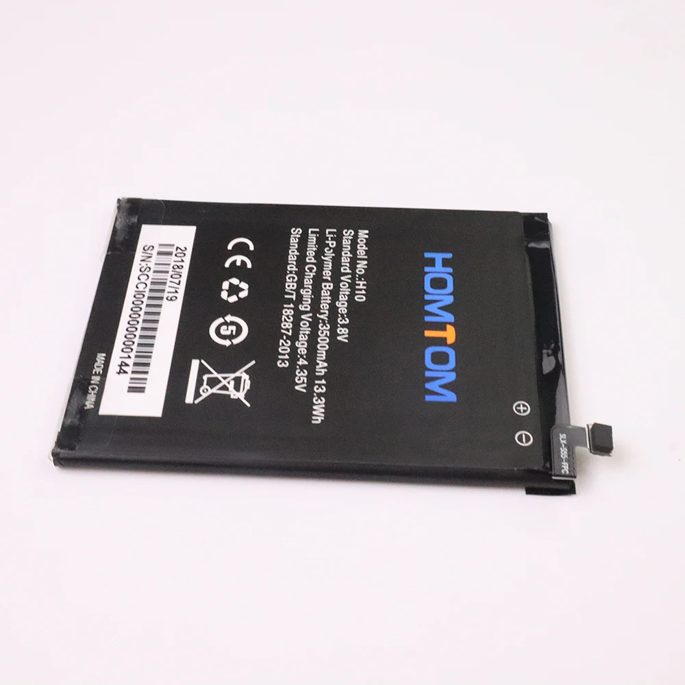 New High Quality 100% Original 3500mAh Battery For HOMTOM H10 Mobile Smart Phone Batteries Batteria