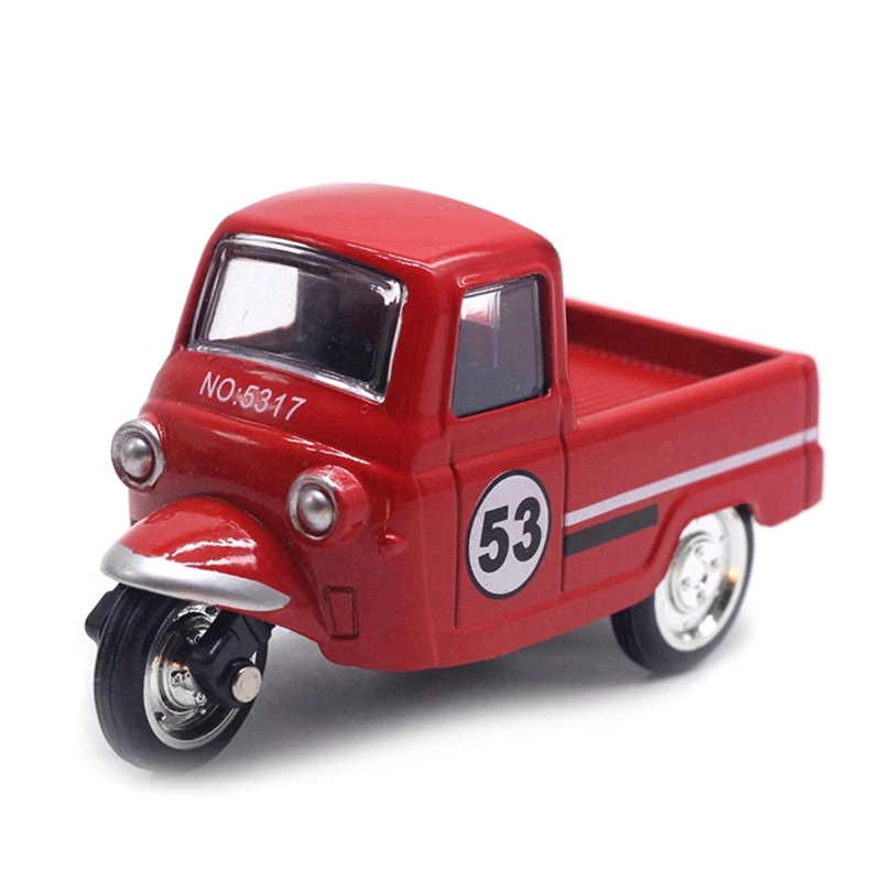 Vintage Tricycle Model Tricycle Adornment Tricycle Car Model Car Ornament Desktop Car Ornaments Statue