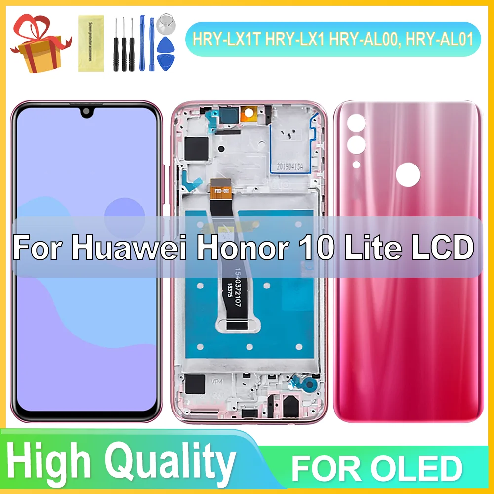 

6.21" For Huawei Honor 10 Lite LCD Touch Screen Digitizer Parts For Honor 10i Display HRY-LX1 HRY-LX1T LCD Replacement Parts