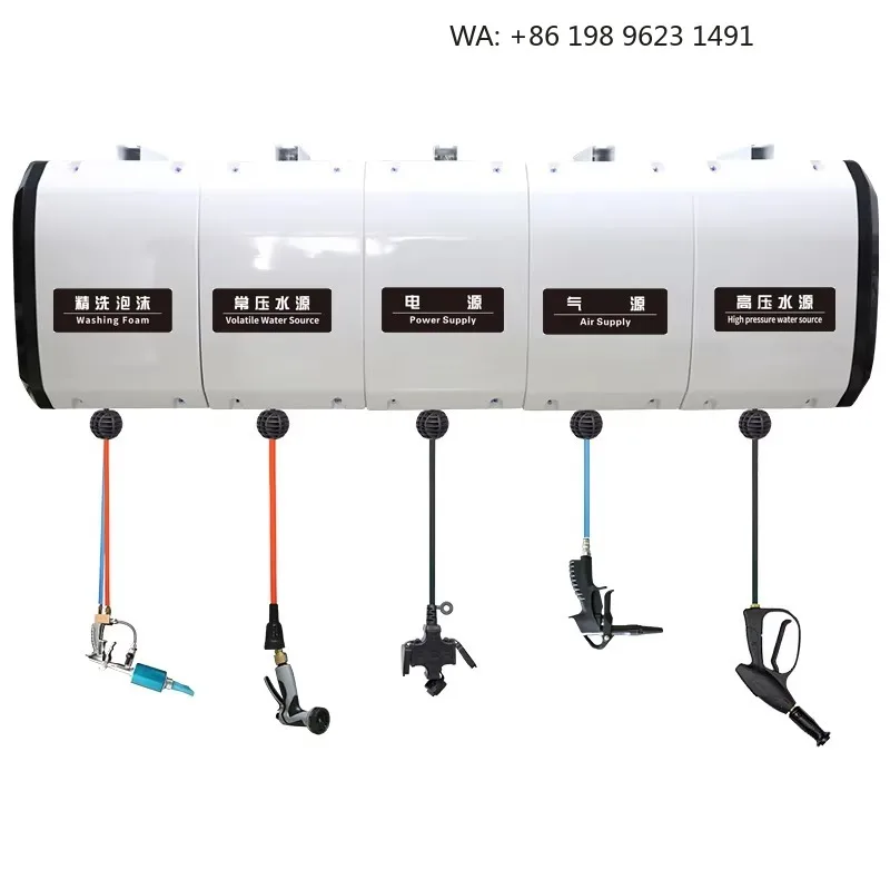 Factory Outlet Car Wash Equipment Combination Hose Reel Box Hose Reel Wall Mounted Self Shrinking Air Hose Reel for Car Wash