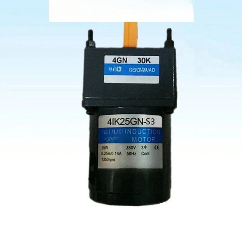 

25W, three-phase 380V geared motor, 4IK25GN-S3