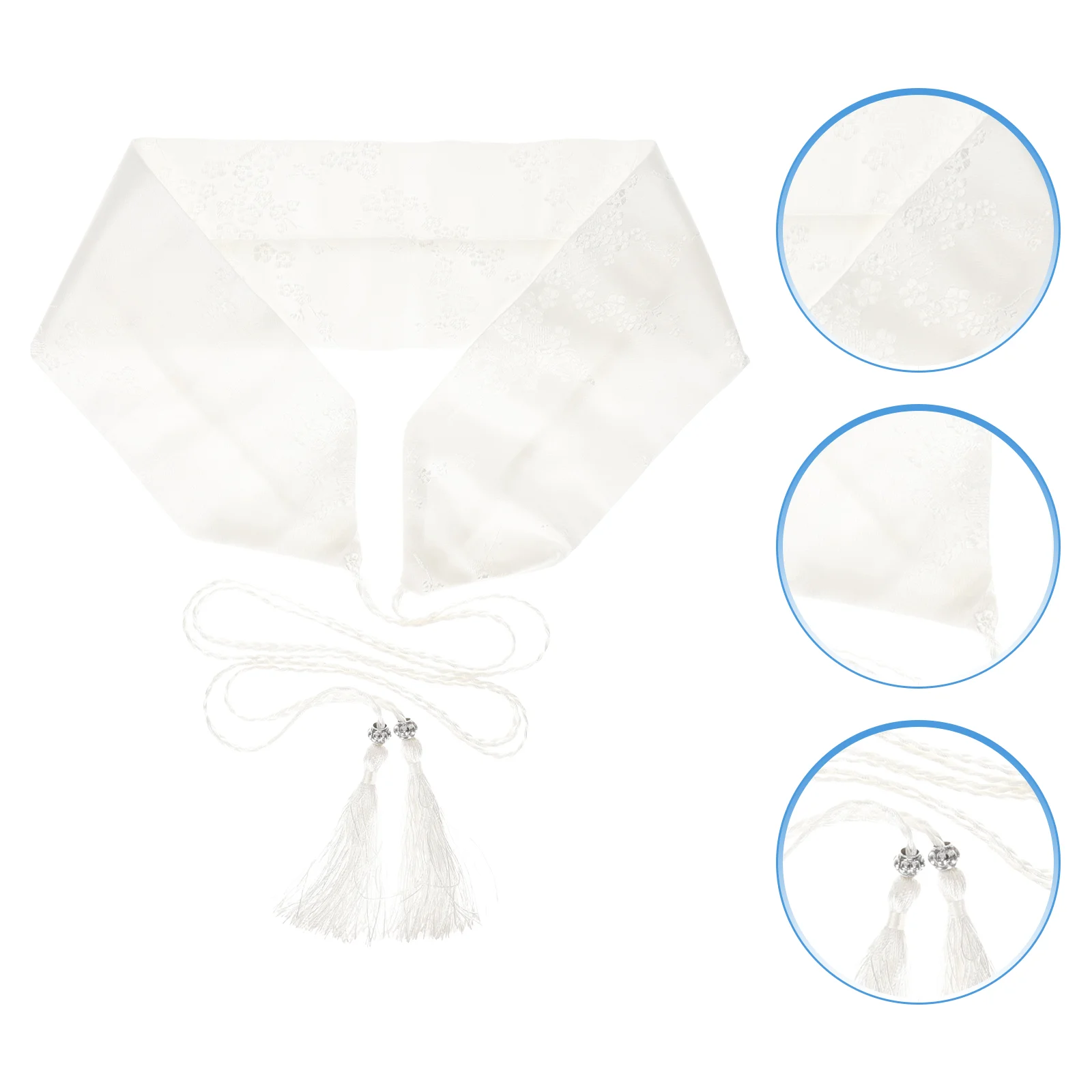 Kimono Girdle Belt Hanfu Dress Accessories Embroidered Waist Bands Chinese Wide