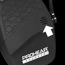 PROHEAR Electronic Shooting Ear Protection Muffs Hearing Protecter Hunting Sound Amplification Earmuffs NRR 23dB for Gun Range