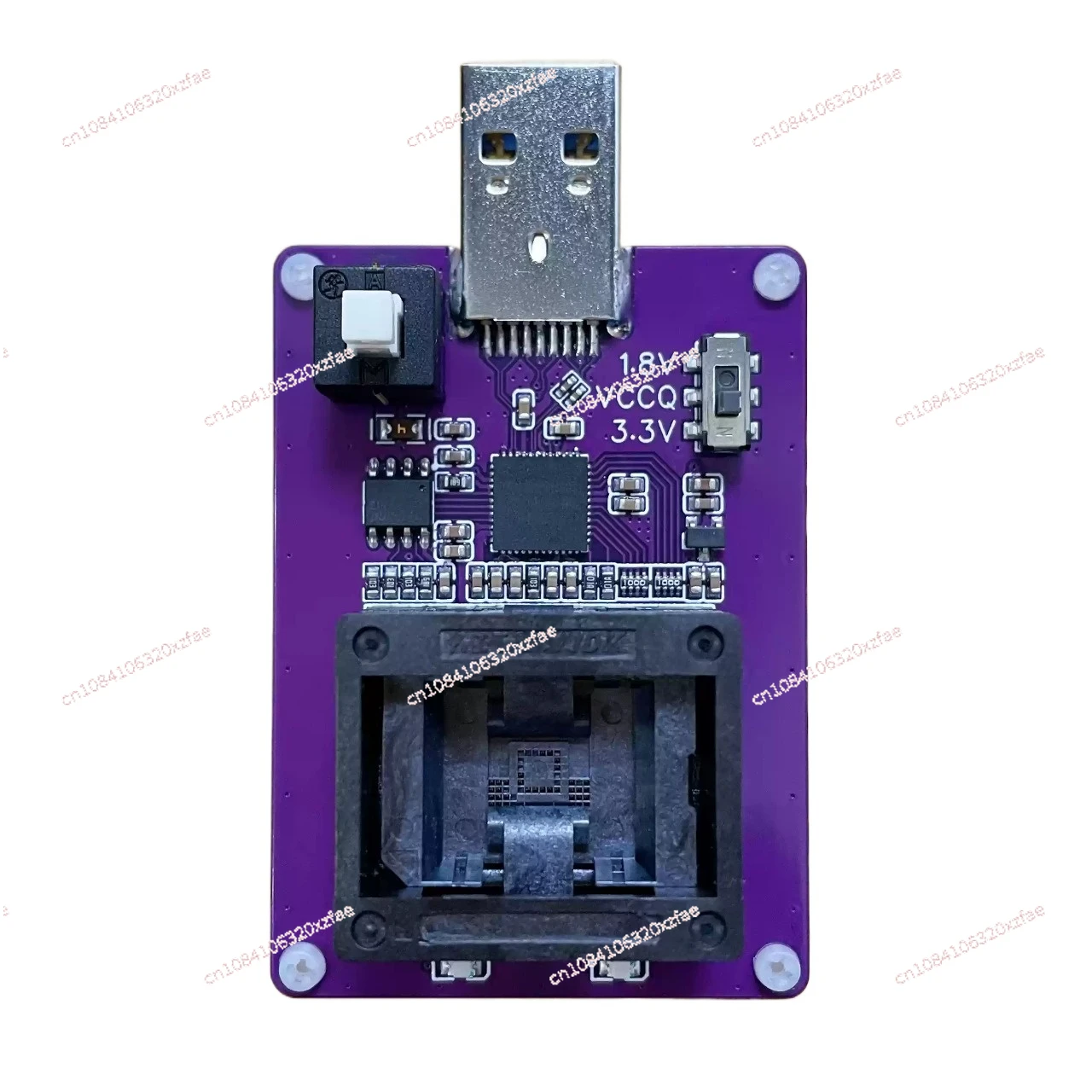Siège de brûleur EMMC153 vers miroir USB3.0, lecture et écriture, test de puce EMMC, support de test bga153 GL3224