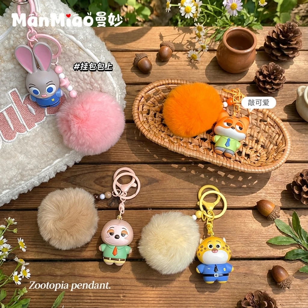 

Оригинальная серия Zootopia Judy Hopps Nick Wilde, плюшевая кукла-брелок, доска для рисования, подвеска-каракуль, подвесное украшение