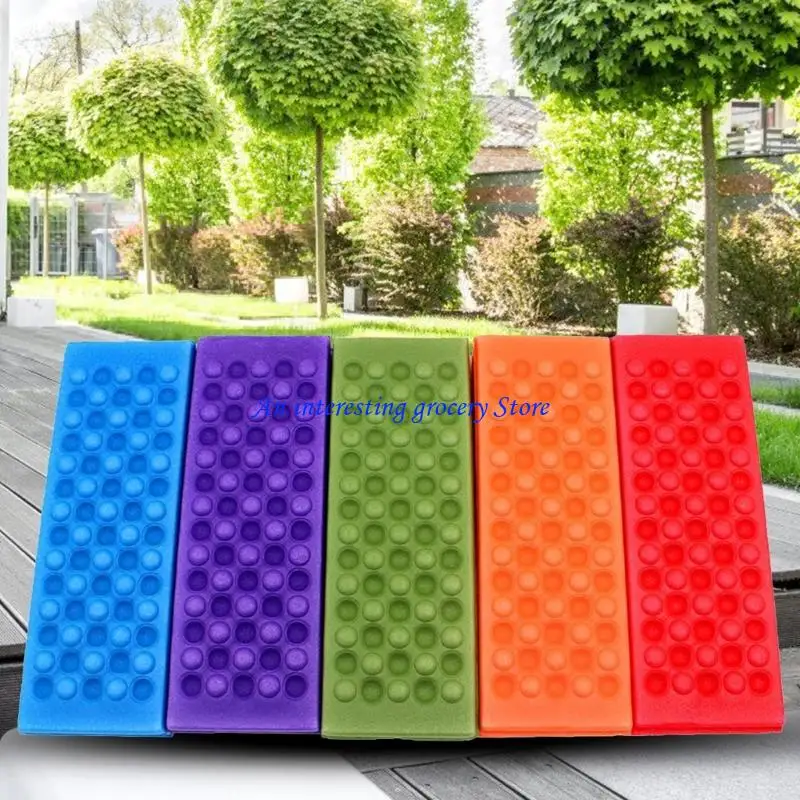 652D Portable Folding Outdoor Sit Mat Waterproofs Hiking Sit Pad Camping Seats Pad Moistureproof Seats Cushion Enduring