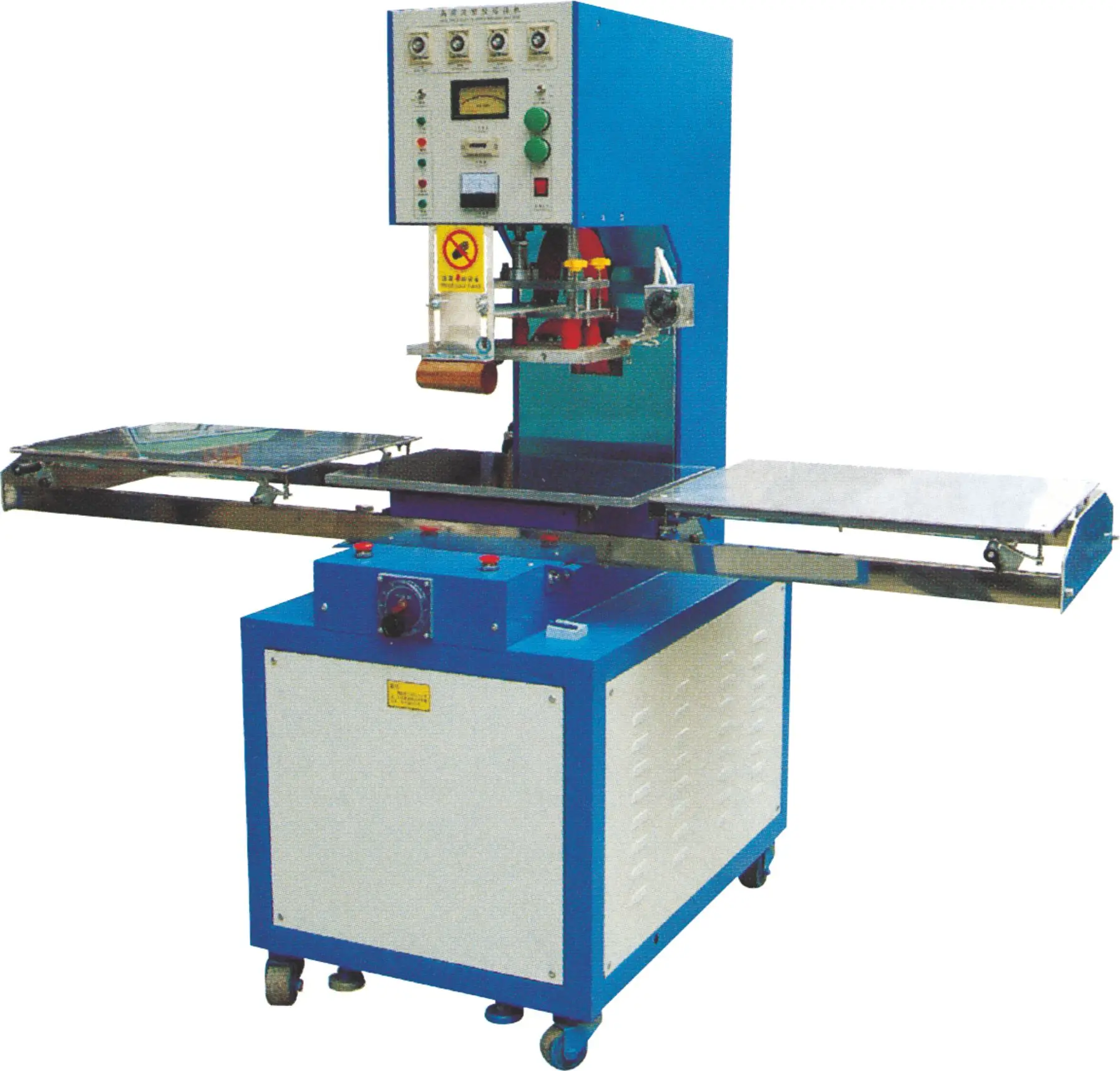 Picture 3: High frequency welding machine for label printing machine, marking embossed plastic welding high frequency plastic welding