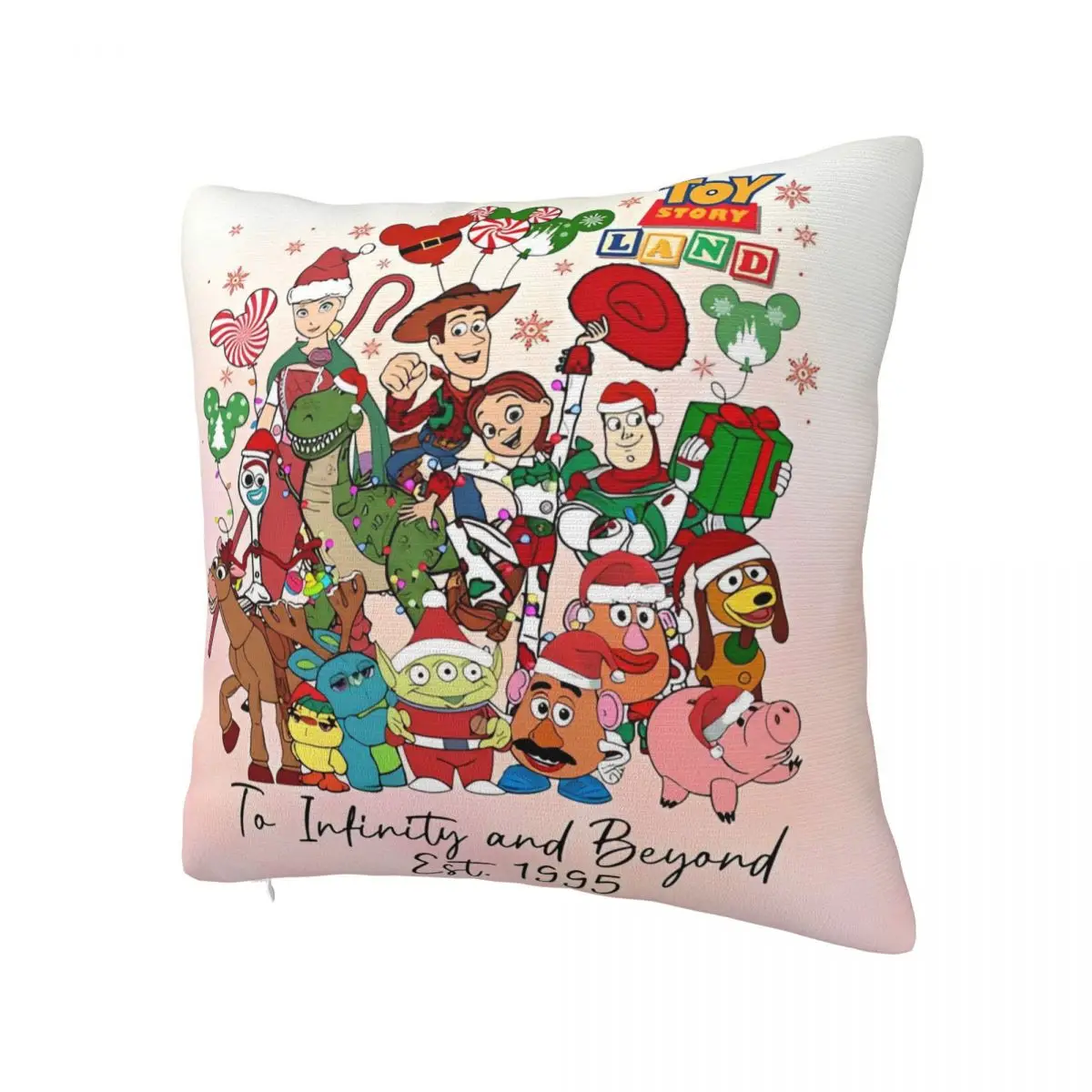 Toy Story Buzz Woody Jessie Pillow Case Novelty Pillow Cover Polyester Graphic Cushion Cover Pillowcase For Sofa Home Decoration