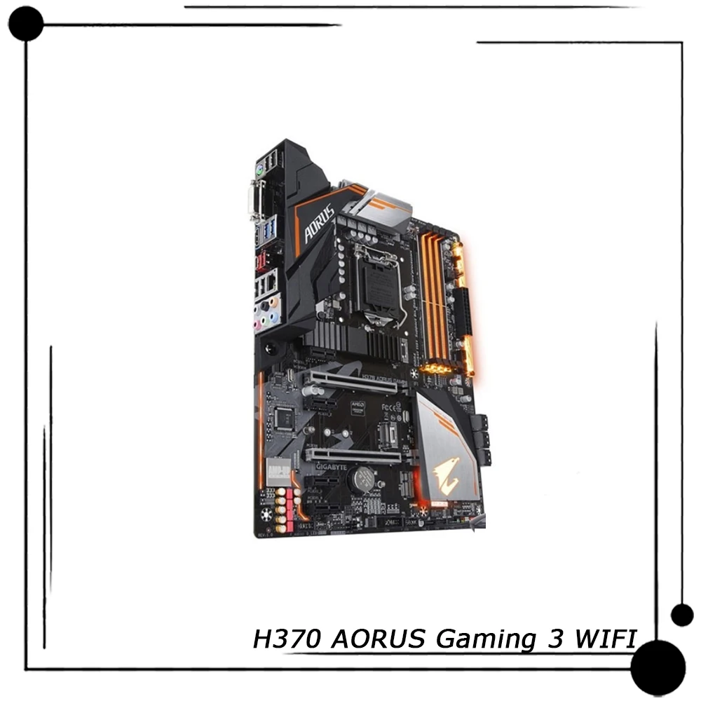 

Для Gigabyte LGA1151 H370 DDR4 64 ГБ Core i7/i5/i3 ATX настольная материнская плата H370 AORUS Gaming 3 WIFI