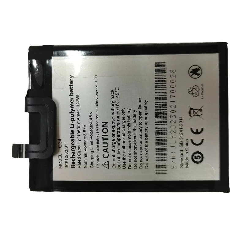 ترقية حديثا 10200mAh/10600mAh ل CUBOT C34 C40 C45 بطارية الهاتف المحمول استبدال عالية السعة