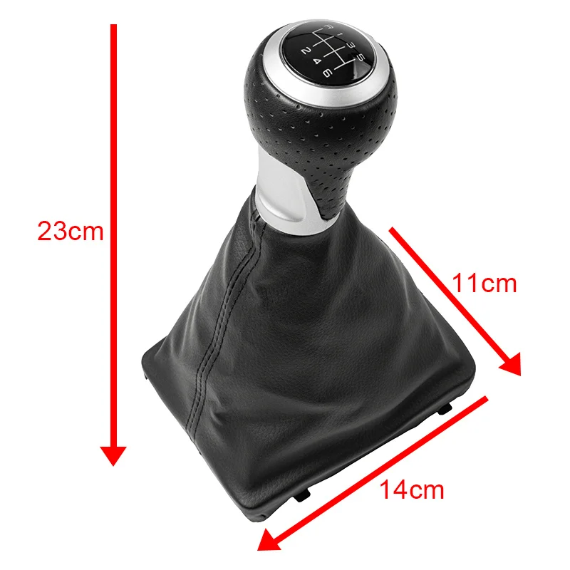 For Audi A6 C6 2004 2005 2006 2007 2008 2009 2010 2012 Gear Stick Shift Knob Gear Shift Knob Gaitor Boot Lever Pen Replacement