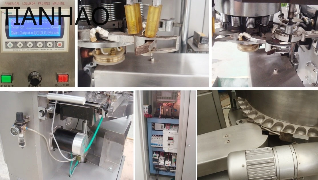 WB-120 High Quality Automatic single twist lollipop wrapping machine lollipop packing machine