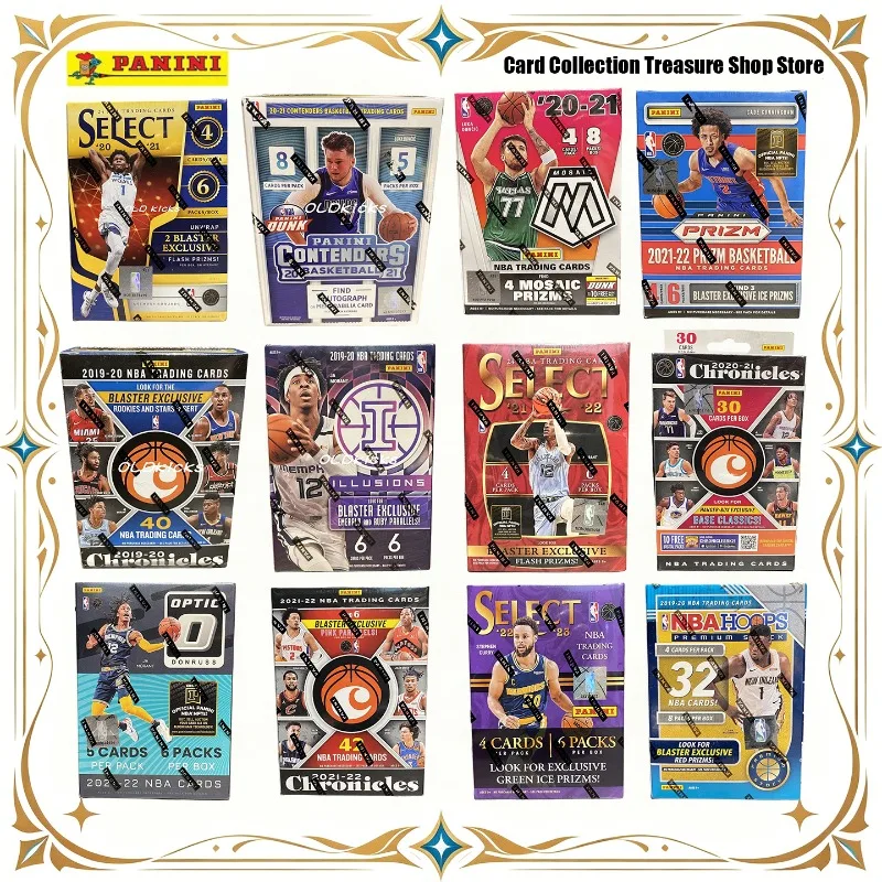 panini-ufficiale-nba-basketball-trading-card-prizm-hoops-optic-select-court-kings-premium-blaster-box-per-i-fan-e-gli-appassionati-di-nba-idea-regalo