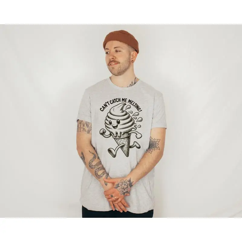 

Футболка Can't Catch Me Melting для любителей юмористического мороженого