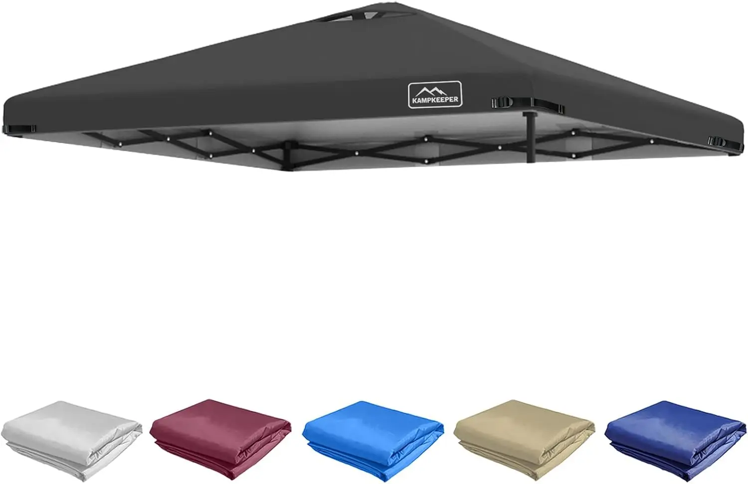 

10x10FT Waterproof UV-Resistant Replacement Canopy Top with Air Vent and Adjustable Straps for Outdoor Use