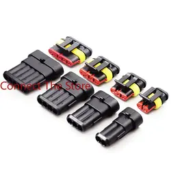 10PCS 3P Waterproof Connector For Vehicle 282105-1 282087-1 Automobile DJ7031-1.5-11 21