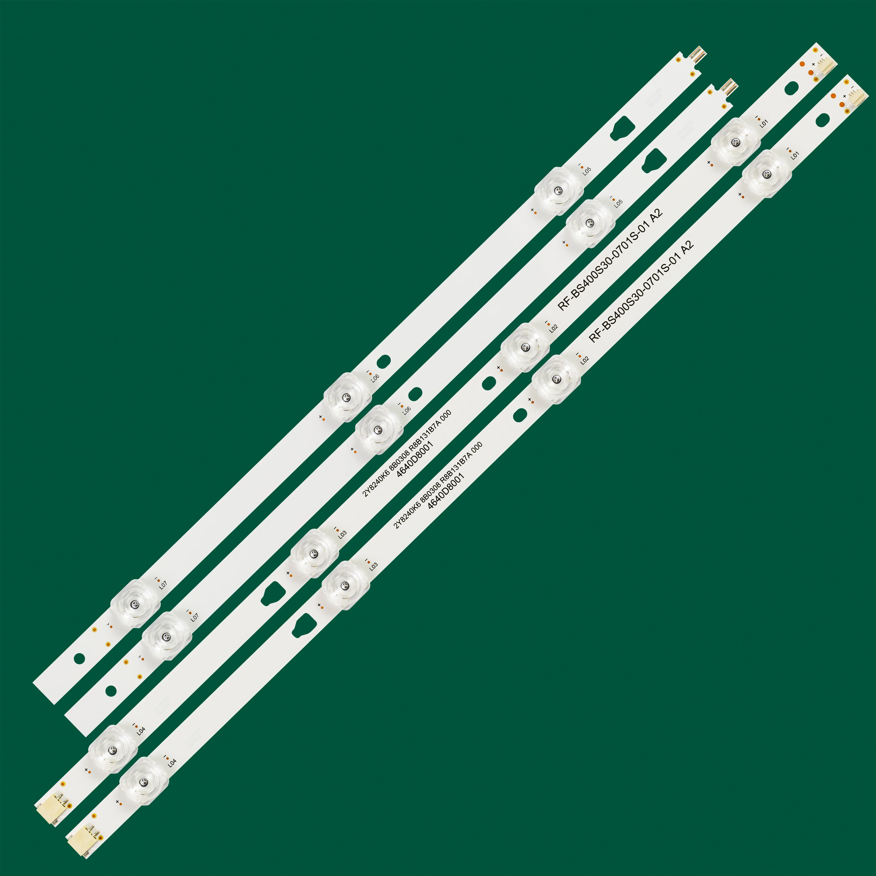 Новинка, 2 шт. светодиодная лента для подсветки для HYUNDAI F40D7300C H-LED40ET3000 ODL40671F-TB RF-BS400S30-0701S-10 A2 RF-BS400S30-0701S-01