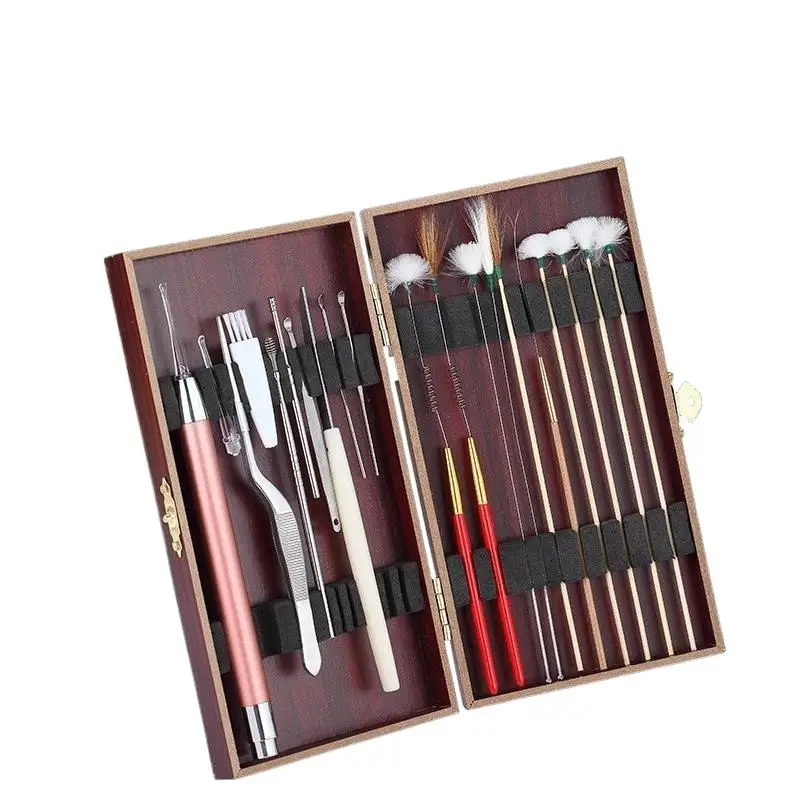 Ohr-Massage-Set mit 20 Stück Langlebigen Gänsefederstäbchen und Ohrlöffeln für Erwachsene zur täglichen Pflege zu Hause – Detail 6