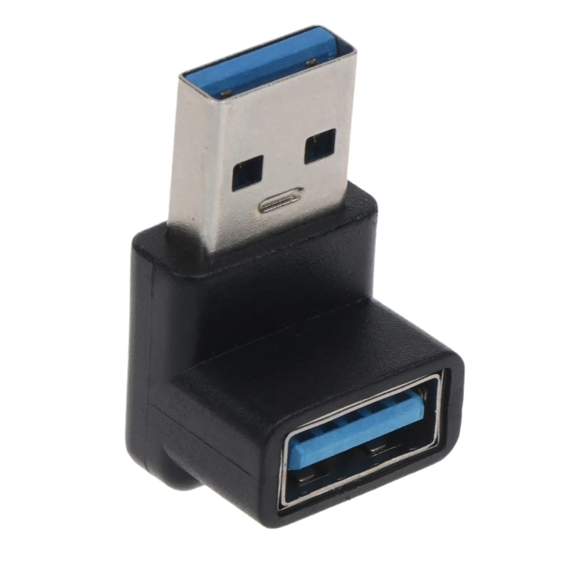 90 Degree USB A Male To Female for AF Right Angled Adapter Connector USB Plug For Laptop/PC Computer