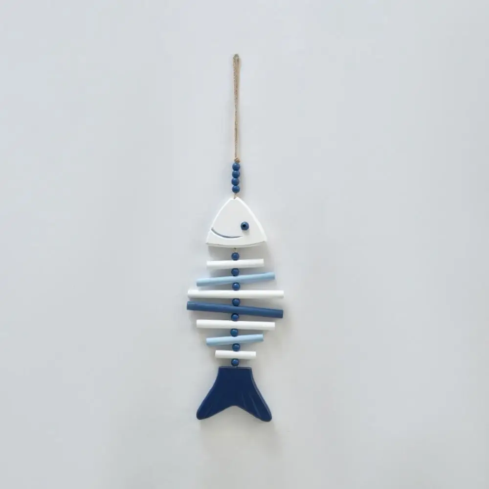 

Creative Wall Mounted Wooden Fish Pendant Exquisite Durable Fish Bone Pendant Unique Fish Hanging Ornament Bar