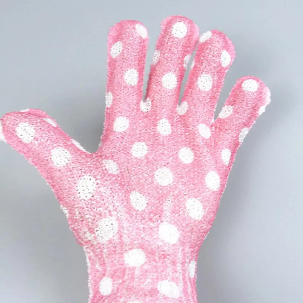 Bath Glove Bath Exfoliating Mitt Gloves For Shower Body Brush Fingers Towel Body Massage Sponge Decontamination Bath Towel